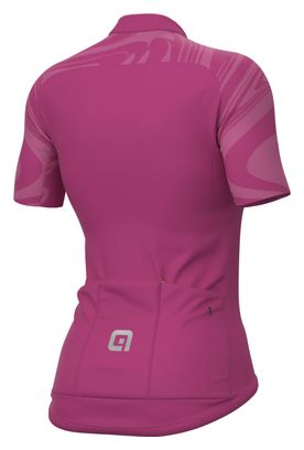 Maglia manica corta da donna rosa Alé Artika