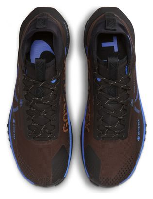 Chaussures de Trail Running Nike React Pegasus Trail 4 GTX Noir Marron Bleu