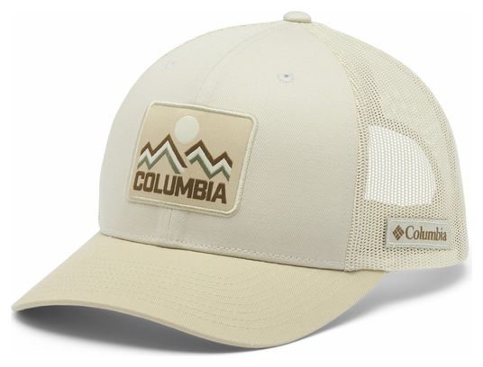 Columbia Beige Mesh Snapback Cap