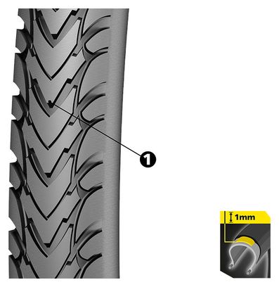 Michelin Protek Cross 26'' Urban Tire Tubetype Wire Protek 1mm predisposto per e-bike
