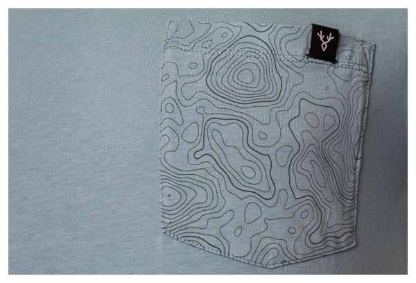 LeBram Short Sleeve T-Shirt Pocket Large Ball White Green