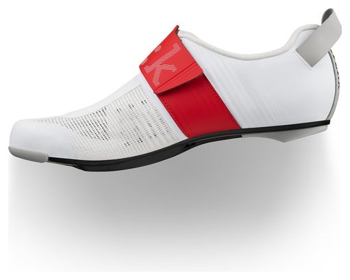 Zapatillas triatlón Fizik Hydra Aeroweave Carbon Blanco/Azul/Rojo 41