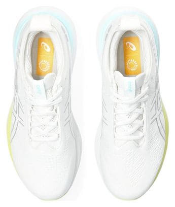 Asics Gel Nimbus 25 White Women's Running Shoes