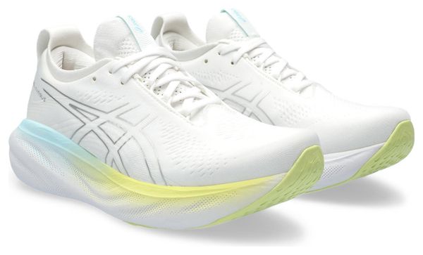 Chaussures Running Asics Gel-Nimbus 25 Blanc Femme