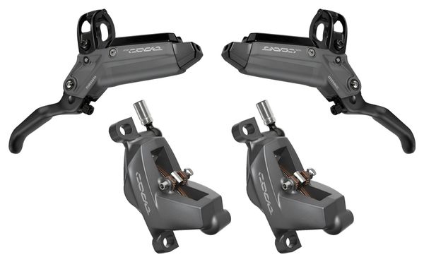 Sram Code Bronze Stealth Grey Brake Pair (Discless)
