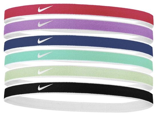 Thin Headband x6 Unisex Nike Swoosh Sport Headband 2.0 Multi Colors