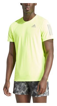Maillot manches courtes adidas Performance Own The Run Jaune
