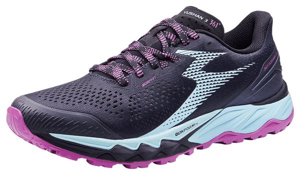 Chaussures de trail 361-Yushan 3 Ebony/Blue Tint
