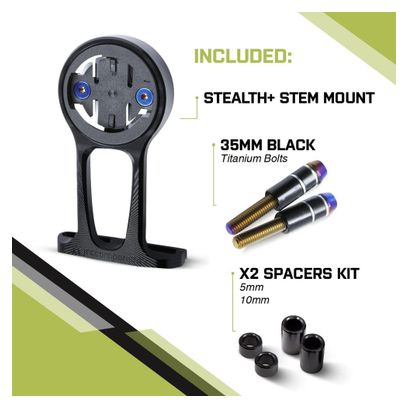 Support Potence JRC Components Stealth+ Premium pour Wahoo Noir