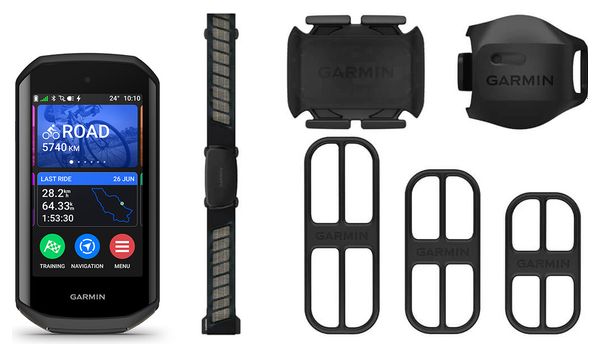 Compteur GPS Garmin Edge 1050 Bundle