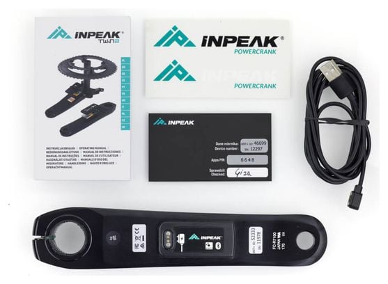 Capteur de puissance INPEAK POWERCRANK-E Shimano 105 FC-R7100