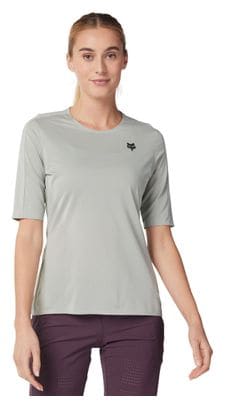 Maillot de manga corta Fox Flexair Ascent Gris para mujer