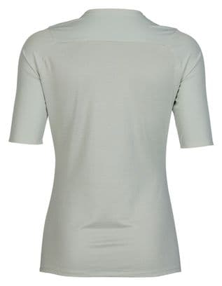 Maillot de manga corta Fox Flexair Ascent Gris para mujer