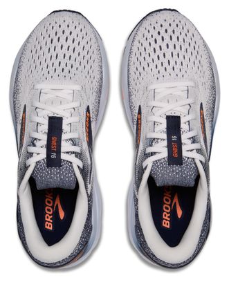 Brooks Ghost 16 Laufschuhe Weiß/Orange für Männer