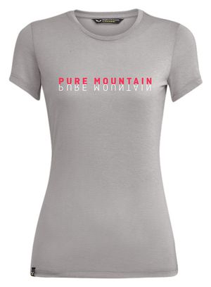 T-Shirt Salewa Pure Dry Gray Woman