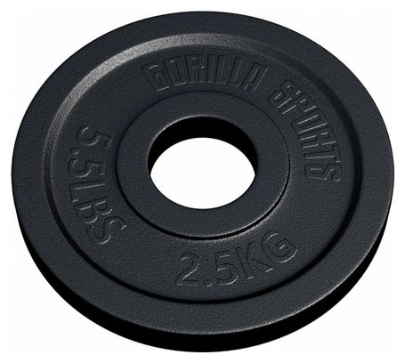 Disques Olympiques en fonte - 50/51 mm - Poids : 2 5 KG