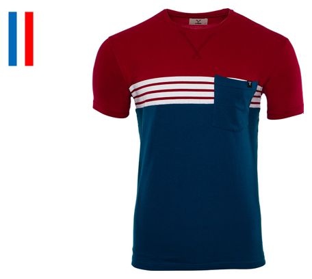T-Shirt Manches Courtes LeBram Poche Tourmalet Rouge / Bleu
