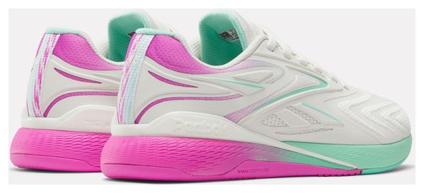 Reebok Nano X5 Edge Women's Training Shoes in White/Pink/Green