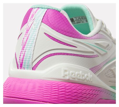 Reebok Nano X5 Edge Women's Training Shoes in White/Pink/Green