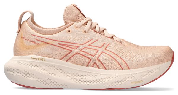 Chaussures Running Asics Gel-Nimbus 25 Rose Femme