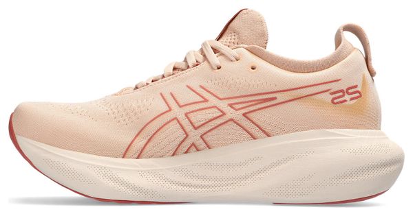 Chaussures Running Asics Gel-Nimbus 25 Rose Femme