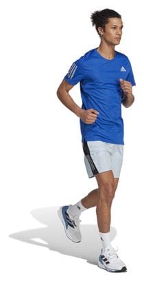 adidas Performance Own The Run Short Sleeve Jersey Blue