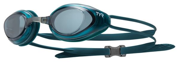Tyr Black Hawk Swim Goggles Grey Blue