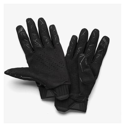 Paire de Gants 100% Ridefit Fluo Orange Noir