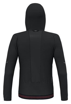Salewa Pedroc Polarlite Hooded Fleece Zwart