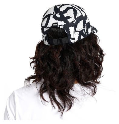 Gorra Ciele GOCap SC All Over Loopy Tile Negra/Blanca