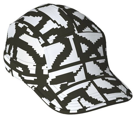 Gorra Ciele GOCap SC All Over Loopy Tile Negra/Blanca