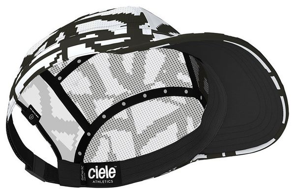 Gorra Ciele GOCap SC All Over Loopy Tile Negra/Blanca