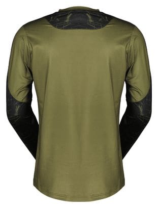 Heren Scott Trail Storm Trui met lange mouwen Groen/Zwart