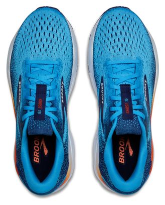 Chaussures Running Brooks Ghost 16 Bleu/Orange Homme
