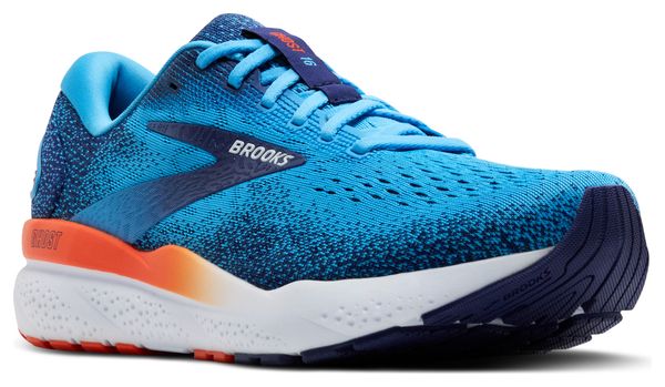 Chaussures Running Brooks Ghost 16 Bleu/Orange Homme