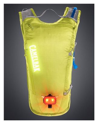 Borsa per idratazione Camelbak Classic Light da 4 litri + tasca per l&#39;acqua da 2 litri giallo neon