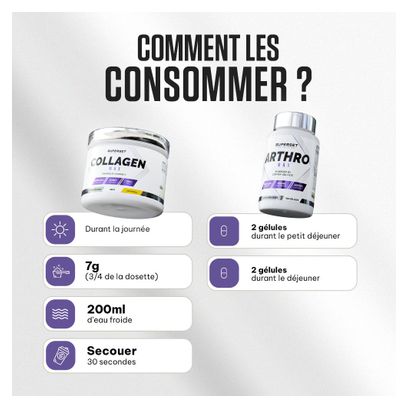 PACK MOBILITE - ARTHRO MAX (100 CAPS) - COLLAGEN MAX (350G) Pastèque