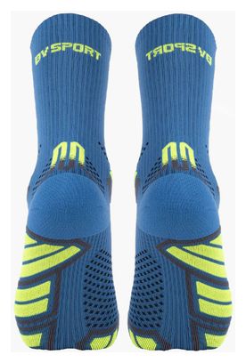 BV Sport Trail Ultra.2 Hoge Sokken Blauw/Geel