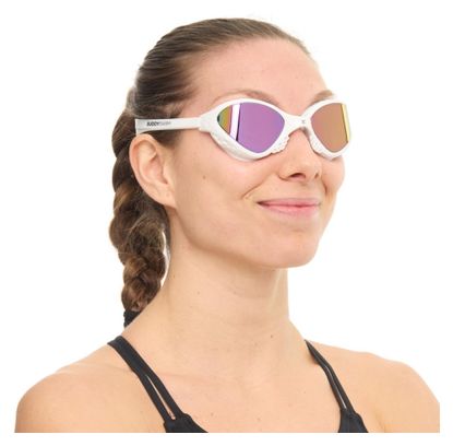 BuddySwim OzeanX Zwembril Wit/Iridium Spiegel