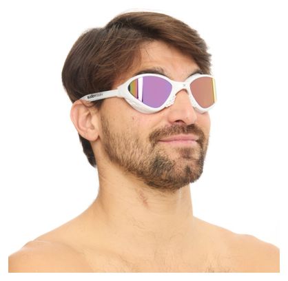 BuddySwim OzeanX Zwembril Wit/Iridium Spiegel