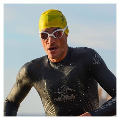 BuddySwim OzeanX Zwembril Wit/Iridium Spiegel