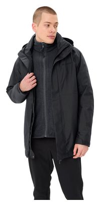 Parka Vaude Idris IV 3-in-1 Uomo Nero