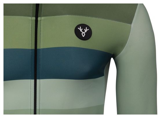LeBram Izoard Long Sleeve Jersey Green Tailored Fit
