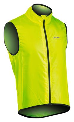 Veste Coupe Vent sans Manches Northwave Vortex Jaune Fluo
