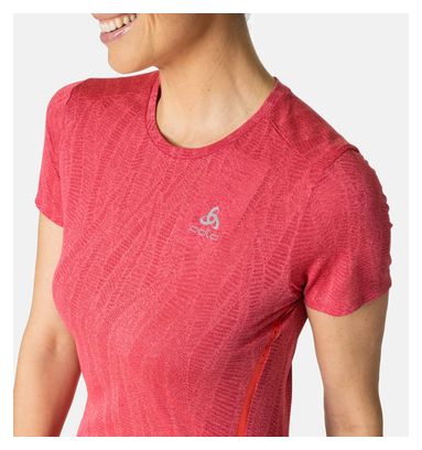 Odlo Zeroweight Engineer Women's Short Sleeve Jersey Red