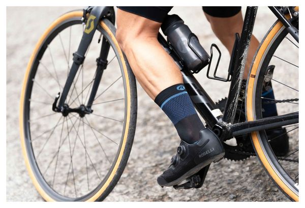 Chaussettes Velo Rogelli Hero II - Homme - Bleu/Noir