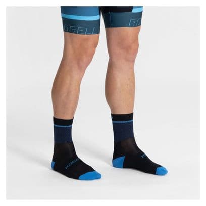 Chaussettes Velo Rogelli Hero II - Homme - Bleu/Noir