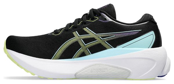 Asics Gel Kayano 30 Hardloopschoenen Zwart Geel Dames