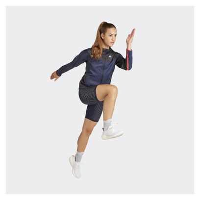 Wasserdichte Jacke Women adidas Performance adizero Schwarz Blau