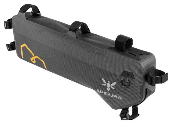 Apidura Expedition 6.5L Rahmentasche Grau / Gelb